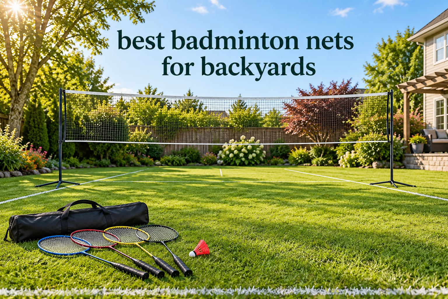 best badminton nets for backyards