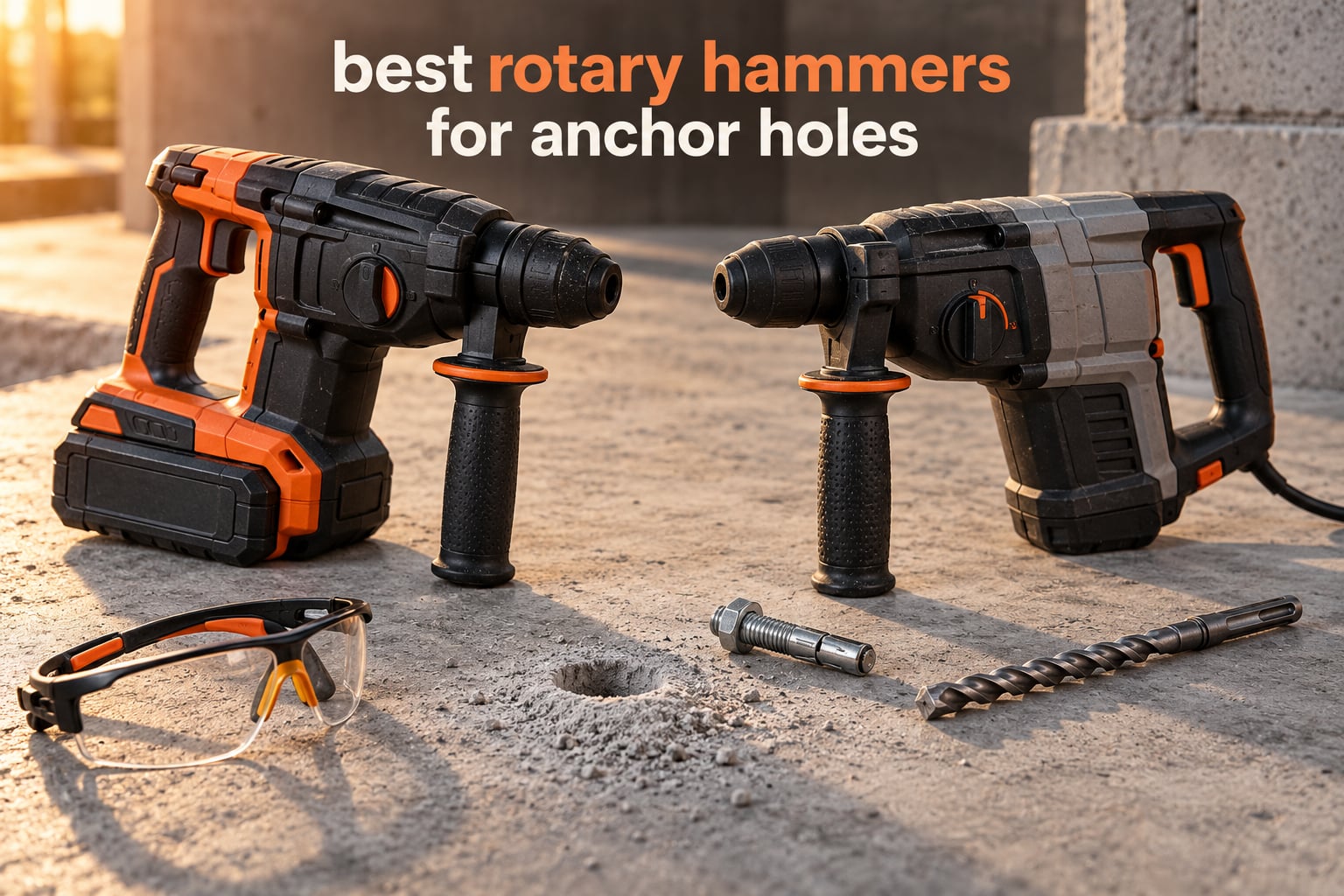best rotary hammers for anchor holes