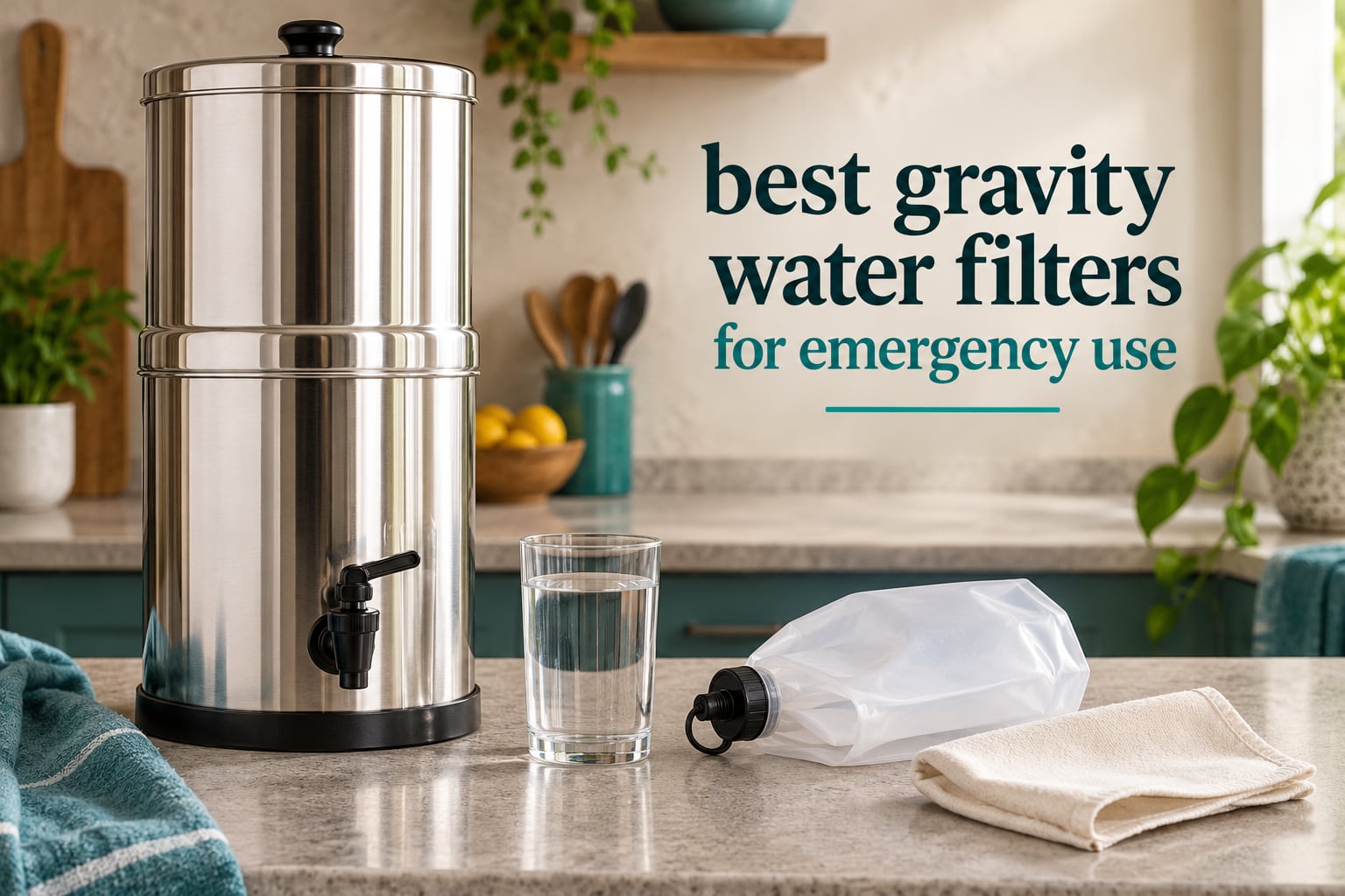 best gravity water filters for emergency use