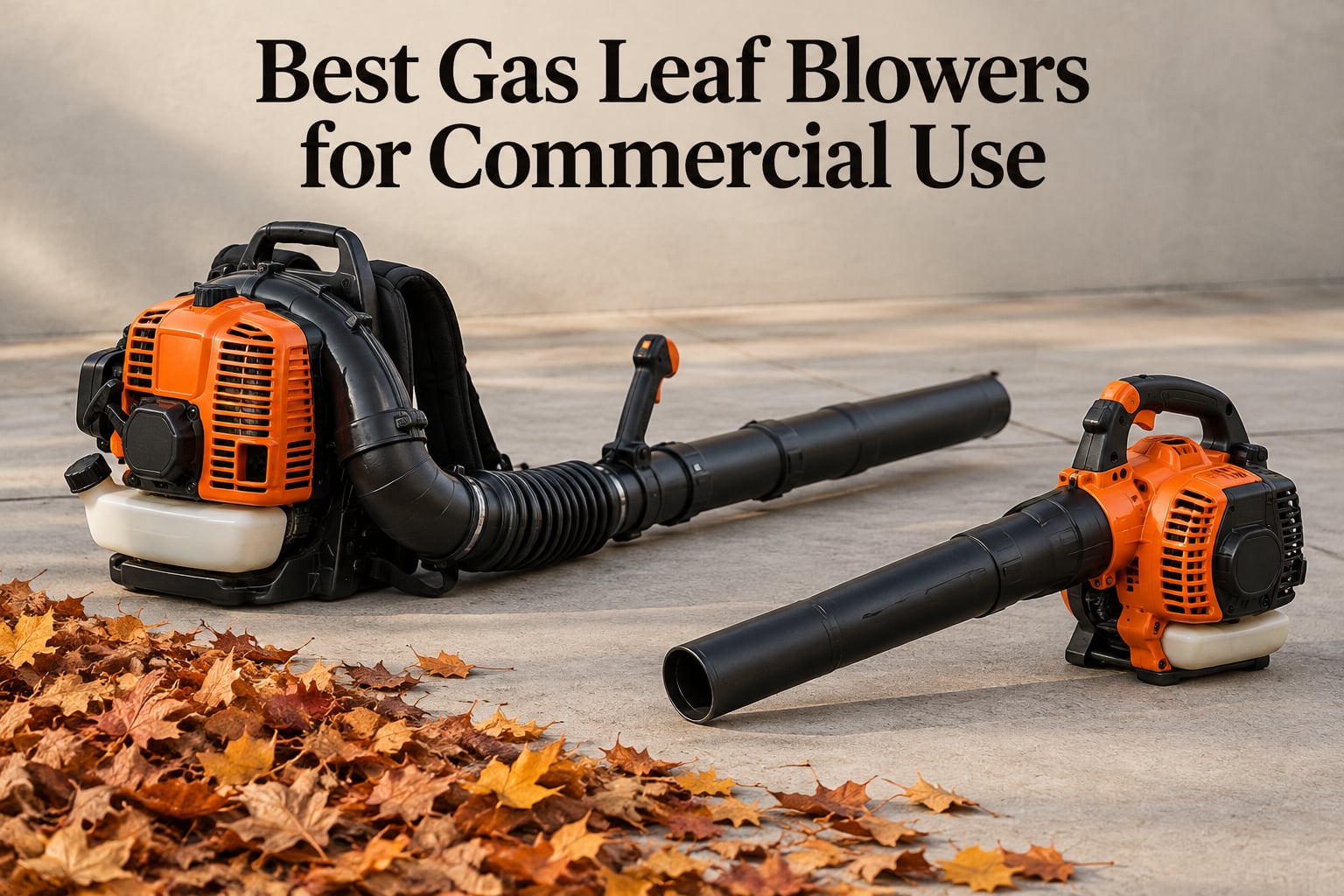 Best Gas Leaf Blowers for Commercial Use
