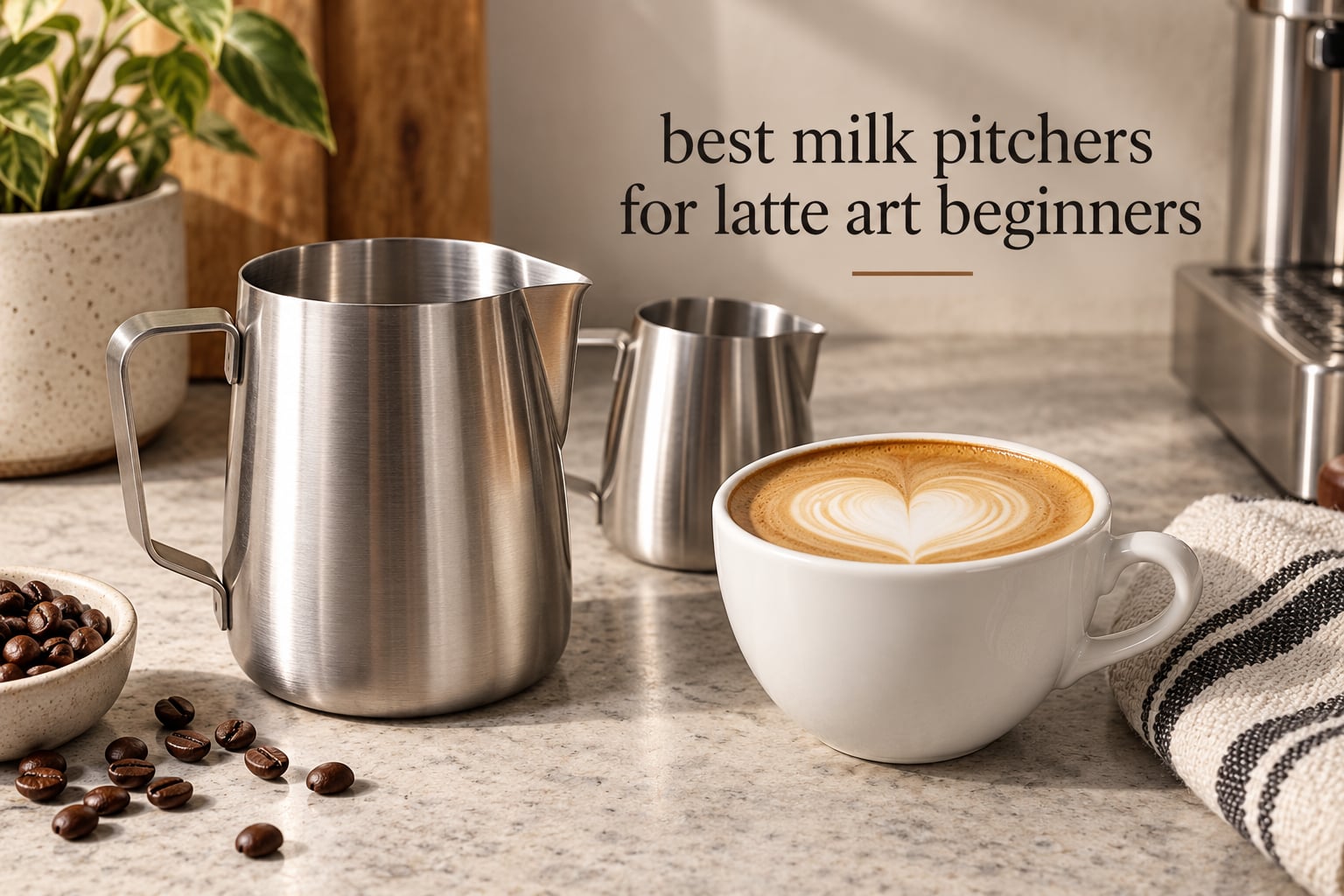 best milk pitchers for latte art beginners