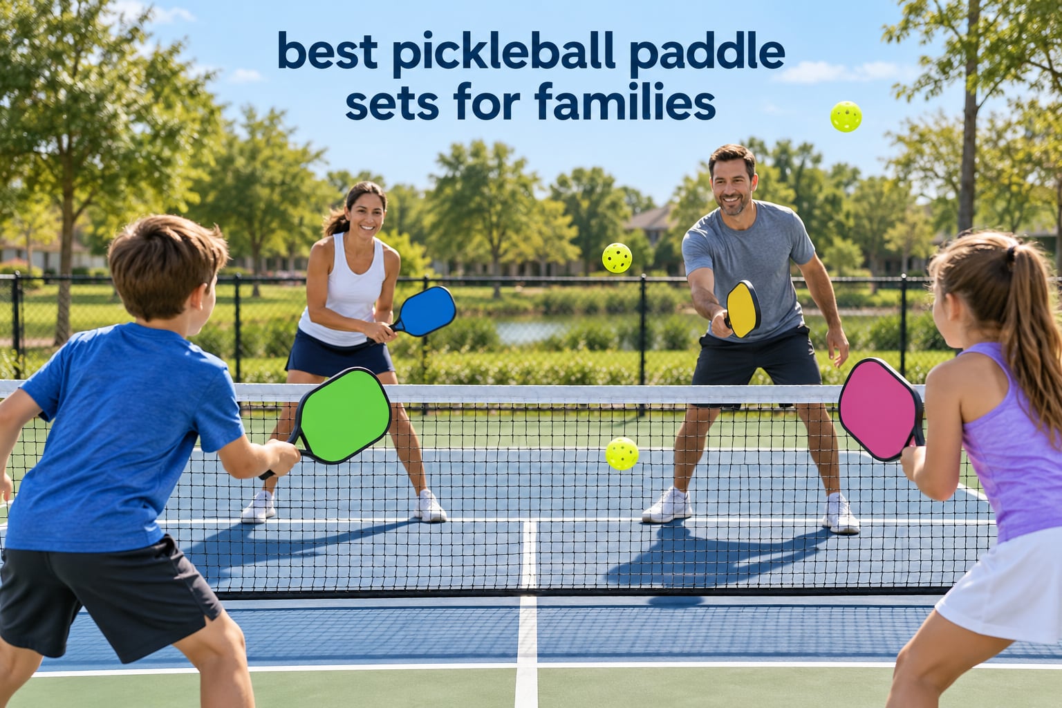 best pickleball paddle sets for families