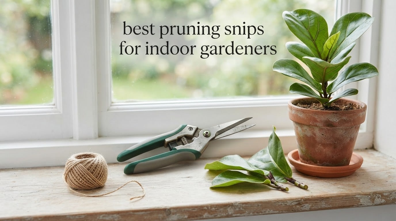 best pruning snips for indoor gardeners