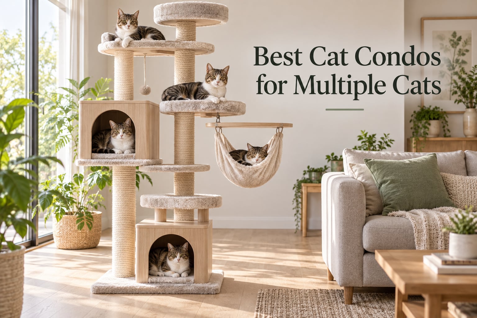 Best Cat Condos for Multiple Cats
